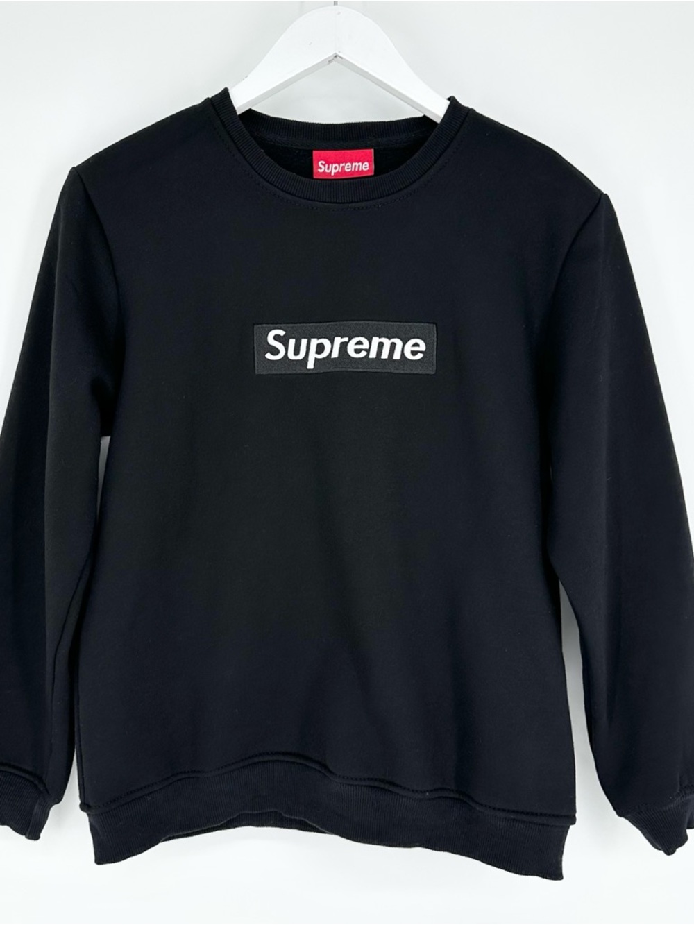 Supreme Box Logo Crewneck sweatshirt in black